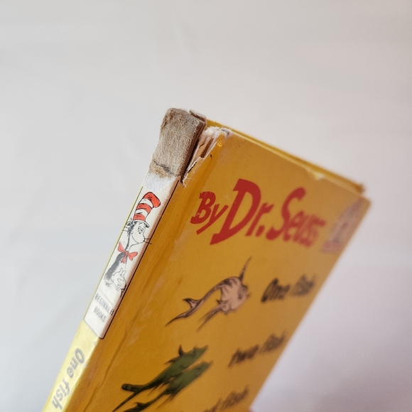 Dr. Seuss One Fish Two Fish Red Fish Blue Fish 1960 ~FIRST EDITION - Picture 8 of 10